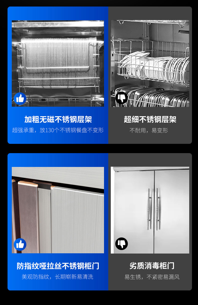 馳能熱風(fēng)消毒柜與其他消毒柜對(duì)比2