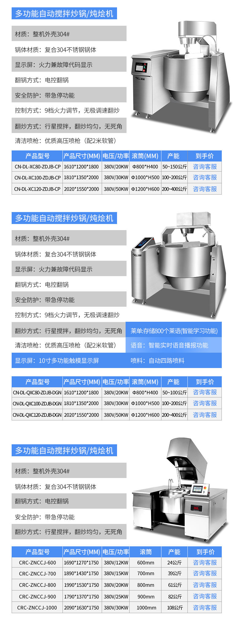 馳能炒菜機產(chǎn)品參數(shù)3